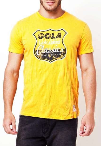 Camiseta Gola Classics Amarela - Marca Gola