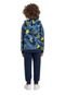Conjunto Infantil Blusão Camuflado Quimby Azul - Marca Quimby