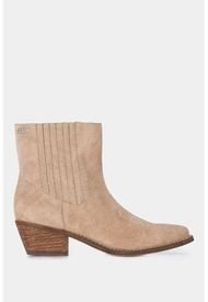 Botines de cuero mujer dafiti clearance