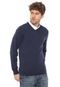 Suéter Lã Tommy Hilfiger Tricot Liso Azul-Marinho - Marca Tommy Hilfiger