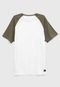 Camiseta Hang Loose Raglan Branca - Marca Hang Loose