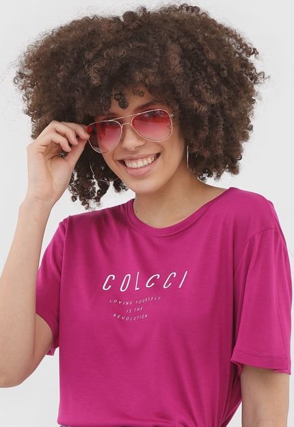 Camiseta Colcci Loving Yourself Rosa - Marca Colcci