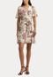 Vestido Lauren Ralph Lauren Curto Floral Bege - Marca Lauren Ralph Lauren