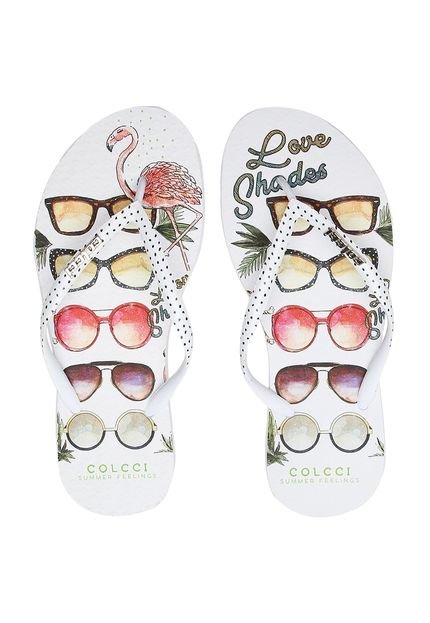 Chinelo Colcci Love Shades Branco - Marca Colcci