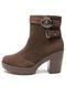 Bota Chunky Beira Rio Fivela Marrom - Marca Beira Rio