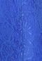 Vestido Meiling Curto Renda Azul - Marca Meiling