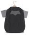 Camiseta Com Capa Marlan Manga Curta Batman Cinza - Marca Marlan