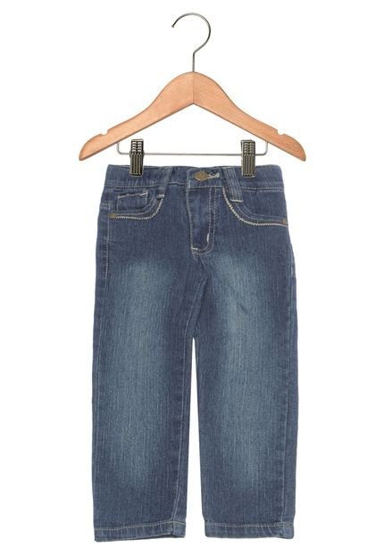 Calça Jeans Tip Top Detalhe Infantil Azul - Marca Tip Top