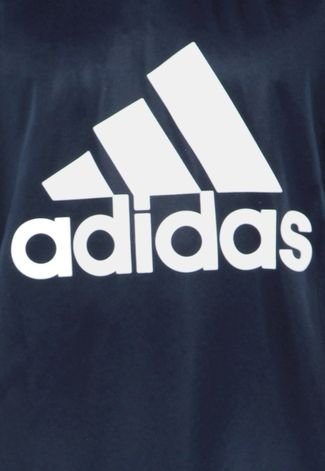 Camiseta adidas D2M Logo Azul-marinho