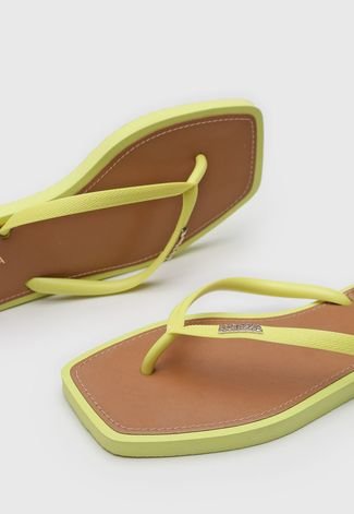 Chinelo BRIZZA Arezzo Dedo Amarelo Compre Agora Dafiti Brasil