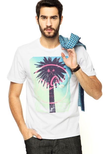 Camiseta Rip Curl Palm Stamp Branca - Marca Rip Curl