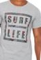 Camiseta FiveBlu Manga Curta Surf Life Cinza - Marca FiveBlu