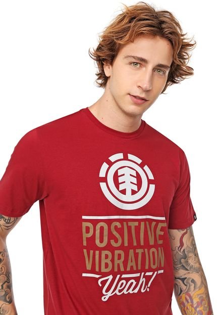 Camiseta Element Vibration Vermelha - Marca Element