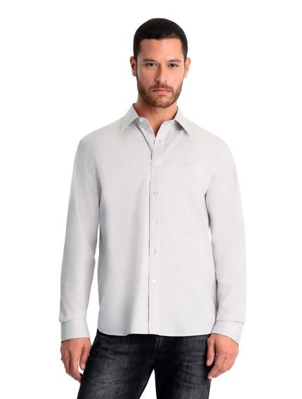 Camisa Ellus Masculina Tricoline LY Classic Anatomic Branca - Marca Ellus