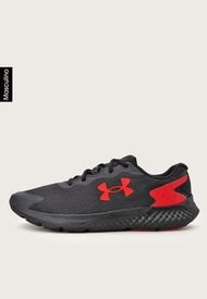 Tenis Running Negro-Rojo UNDER ARMOUR Charged Rogue 3 Knit