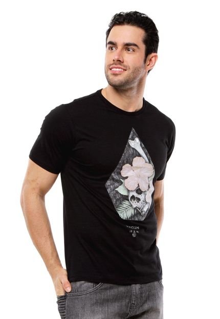 Camiseta Volcom Silk Slim Tee Preta - Marca Volcom