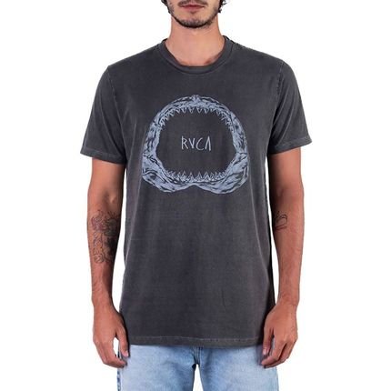 Camiseta RVCA Horton Teeh Masculina SM23 Cinza Escuro - Marca RVCA