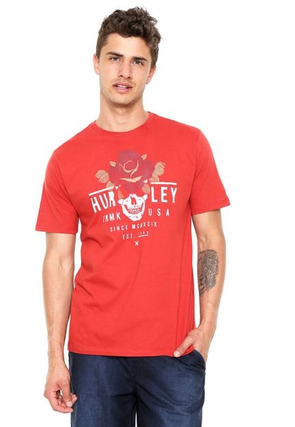 Camiseta Hurley Flowering Youth Vermelha - Marca Hurley