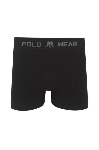 Cueca Boxer Masculina Básica Polo Wear Preto - Marca Polo Wear