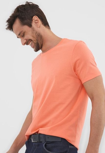 Camiseta Hering Lisa Coral - Marca Hering