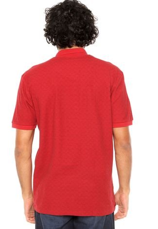 Camisa Polo Aleatory Logo Vermelha