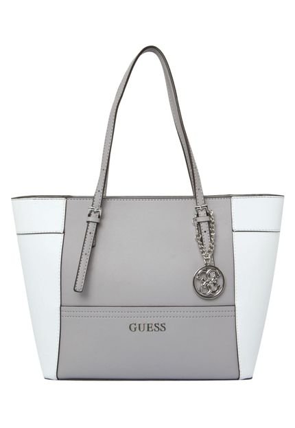 Bolsa Guess Recorte Cinza - Marca Guess