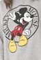 Moletom Flanelado Fechado Cativa Disney Mickey  Preto - Marca Cativa Disney