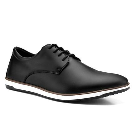 Sapato Masculino Oxford Casual Conforto Estilo Brogue Caramelo 37 - Marca BREFFER