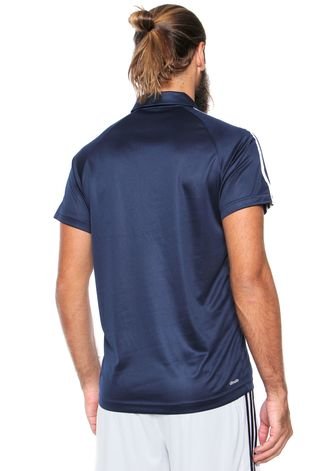Remission circulation Proof Camisa Polo adidas Performance D2M 3S Azul-marinho - Compre Agora | Kanui  Brasil