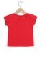 Camiseta Com Capa Kamylus Mulher Maravilha Vermelho - Marca Kamylus