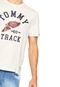 Camiseta Tommy Hilfiger Regular Fit Estampada Bege - Marca Tommy Hilfiger