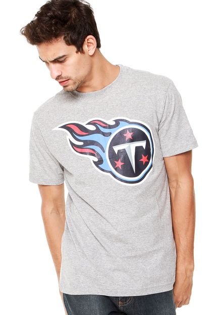 Camiseta New Era Permanente Tennessee Titans Cinza - Marca New Era