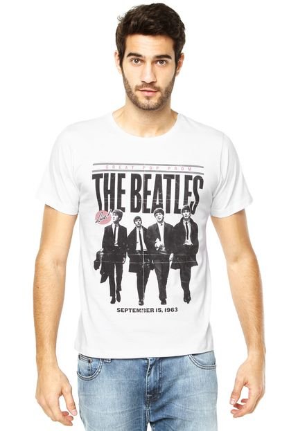 Camiseta bandUP! The Beatles Branca - Marca bandUP!