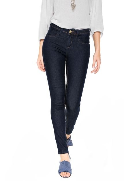 Calça Jeans Mix Jeans Skinny Lisa Azul-marinho - Marca Mix Jeans