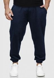 Pantalon Buzo Basic Jogger Extra Grande Azul Super Plus