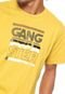 Camiseta Gangster Estampada Amarela - Marca Gangster