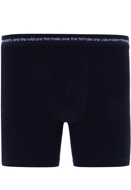 Cueca Calvin Klein Underwear Boxer Lettering Azul-marinho - Marca Calvin Klein Underwear