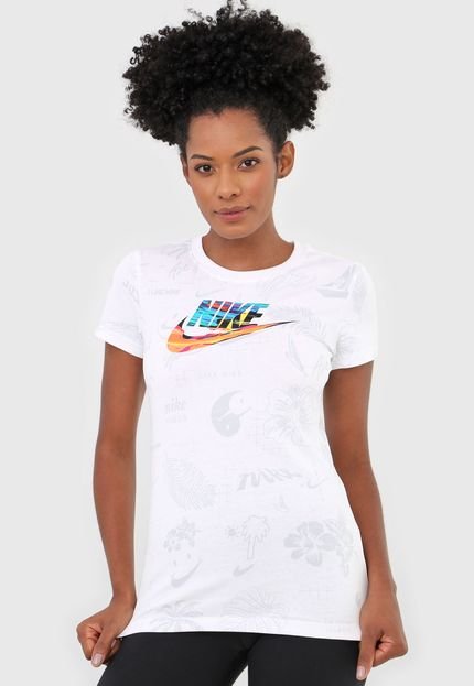 Camiseta Nike Sportswear W Nsw Slim Spri Branca - Marca Nike Sportswear
