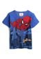 Camiseta Brandili Menino Spider-Man Azul - Marca Brandili