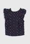 Blusa GAP Estampada Azul-Marinho - Marca GAP