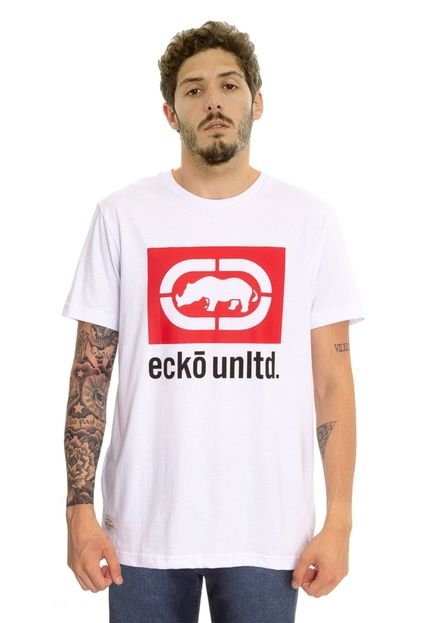 Camiseta Ecko Estampada Logo Branca - Marca Ecko Unltd