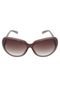 Óculos Solares Isabella Piu Recorte Metal Textura Haste Roxo - Marca Isabella Piu