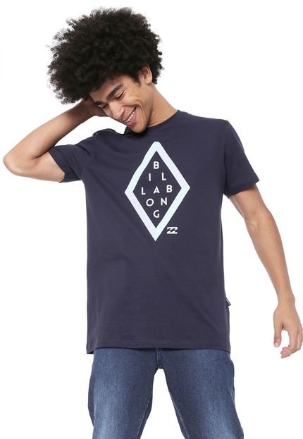 Camiseta Billabong Collision Azul-Marinho - Marca Billabong