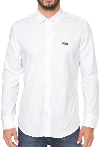 Camisa Von Dutch Regular Fit Padronagem Branca