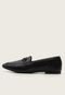 Mocassim Flat Dafiti Shoes Croco Preto - Marca DAFITI SHOES