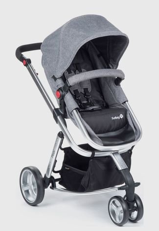 Carrinho de bebê Travel System Mobi Safety1st Grey Denim