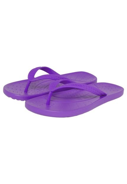 Chinelo Crocs Infantil Flip K Roxo - Marca Crocs