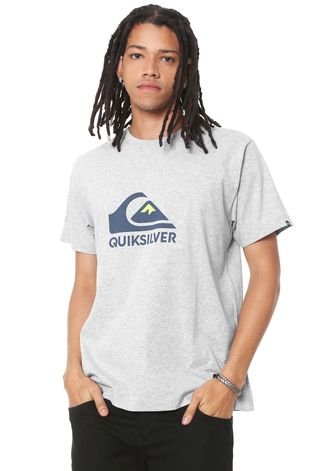 Camiseta Quiksilver Vice Versa Cinza