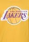 Camiseta New Era Los Angeles Lakers Amarelo - Marca New Era