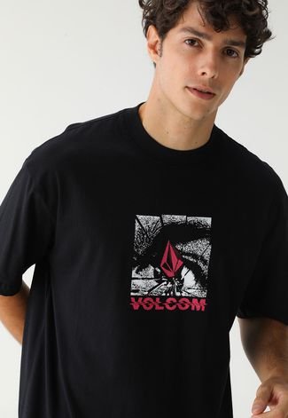Camiseta Volcom Reta Silk Comfort Preta